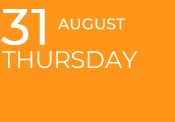 31 aug thur